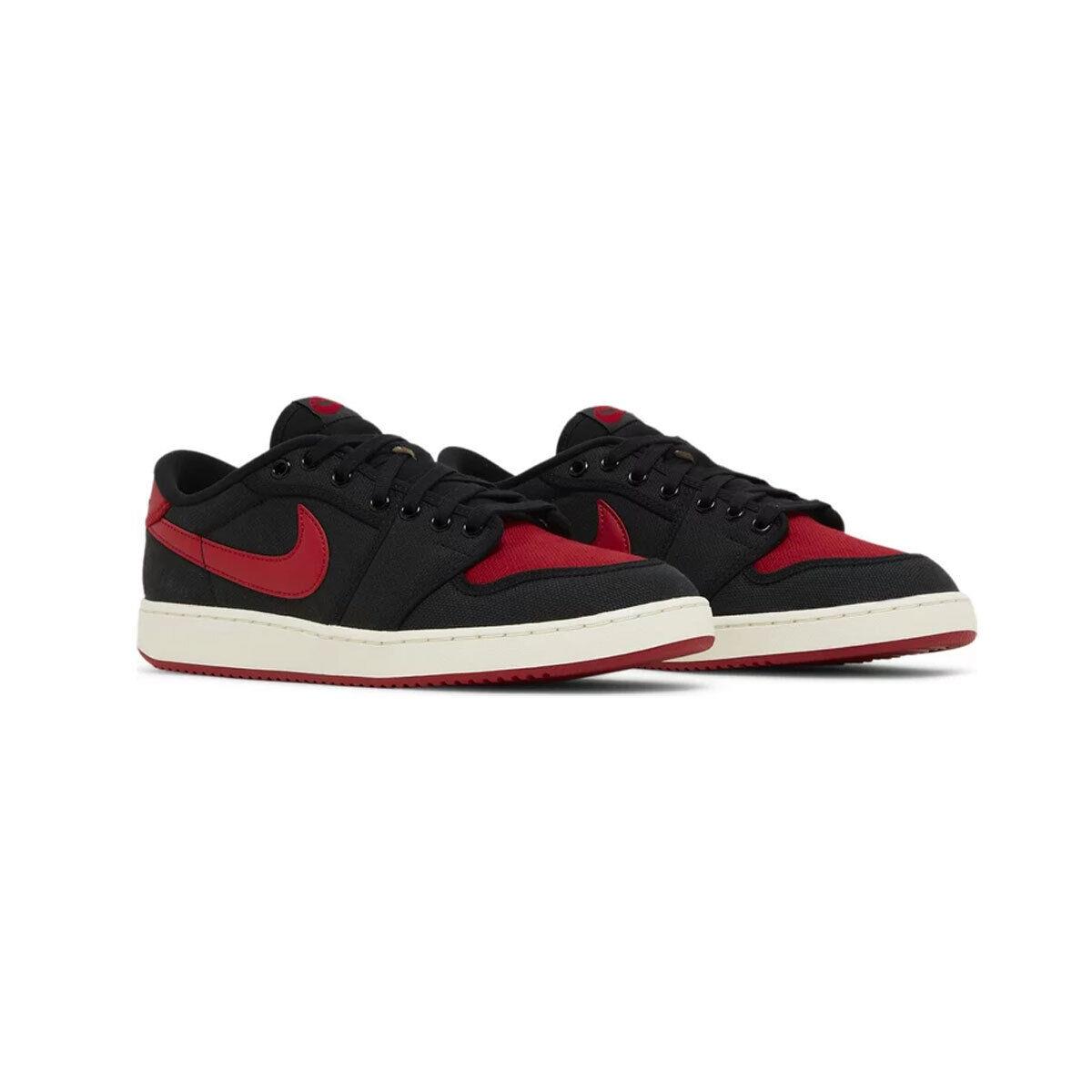 Nike Air Jordan 1 Low Ajko Bred Black/red/white DX4981-006 SZ 7-13 - Black/Red/White