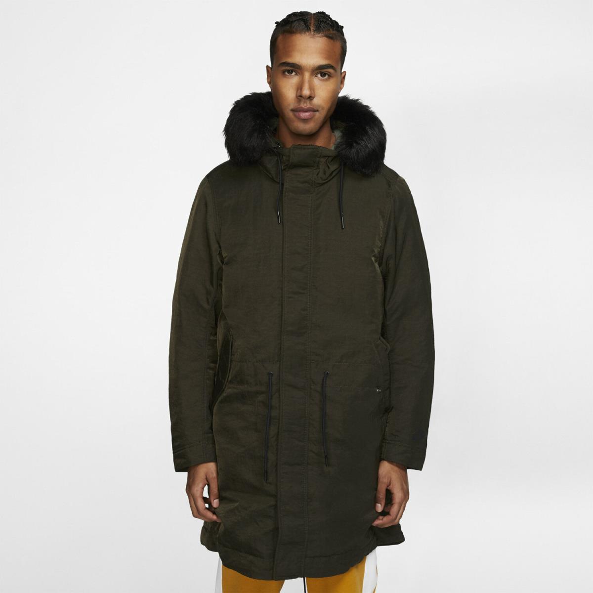 Nike Sportswear Down Parka - - 928893-478 Jacket Fill Olive Army Dark