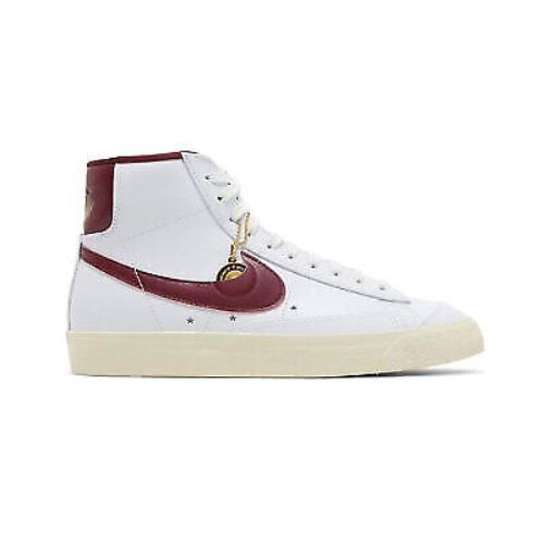 Nike Women`s Blazer Mid 77 SE Sisterhood DV7003-100 SZ 4-15 - SUMMIT WHITE/TEAM RED/MUSLIN/METALLIC GOLD