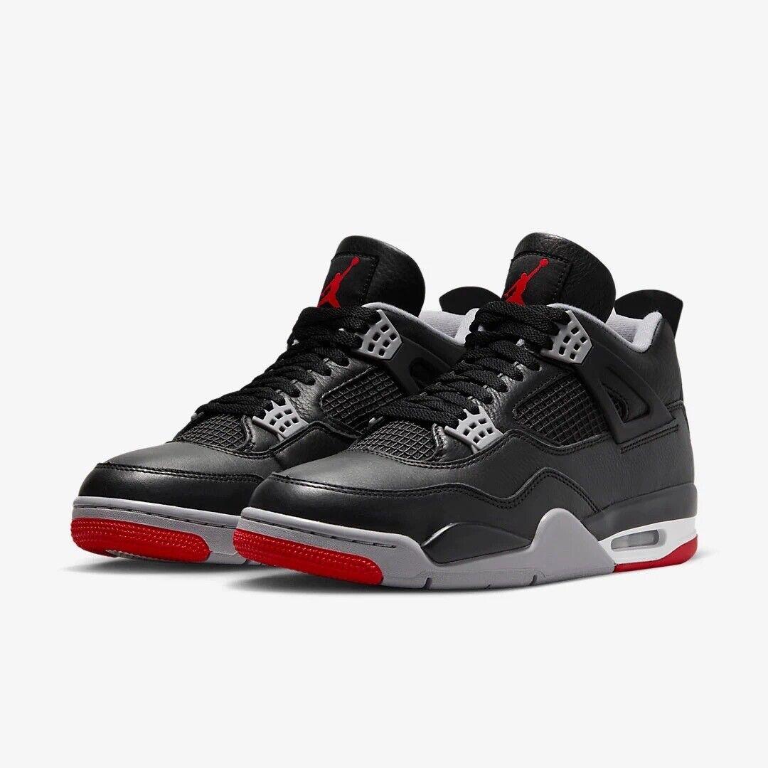 Nike Air Jordan 4 Bred Reimagined 2024 FV5029 006 Black Fire Red View Pics