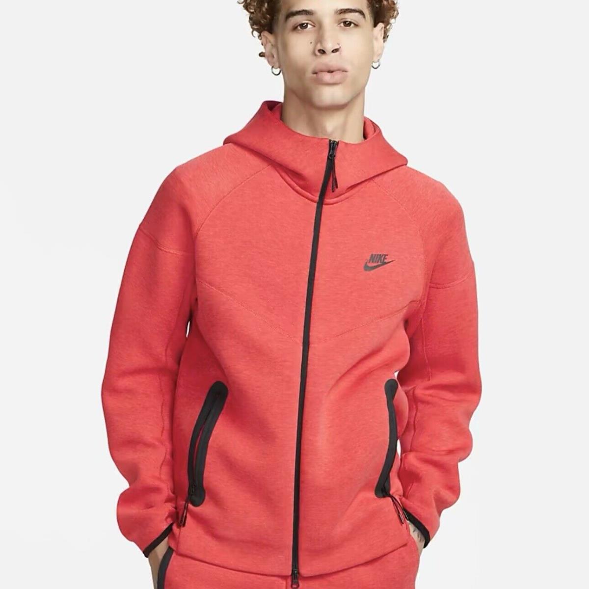 Nike Tech Fleece Light University Red Jogger Suit Multiple Sizes