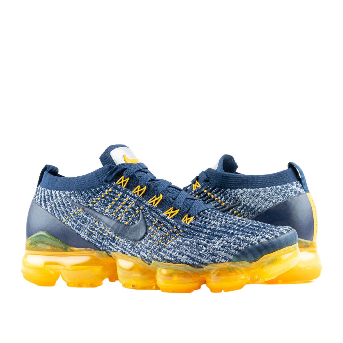 Nike Air Vapormax Flyknit 3 AJ6900-400 Sneakers Men`s College Navy Running Shoes 7.5