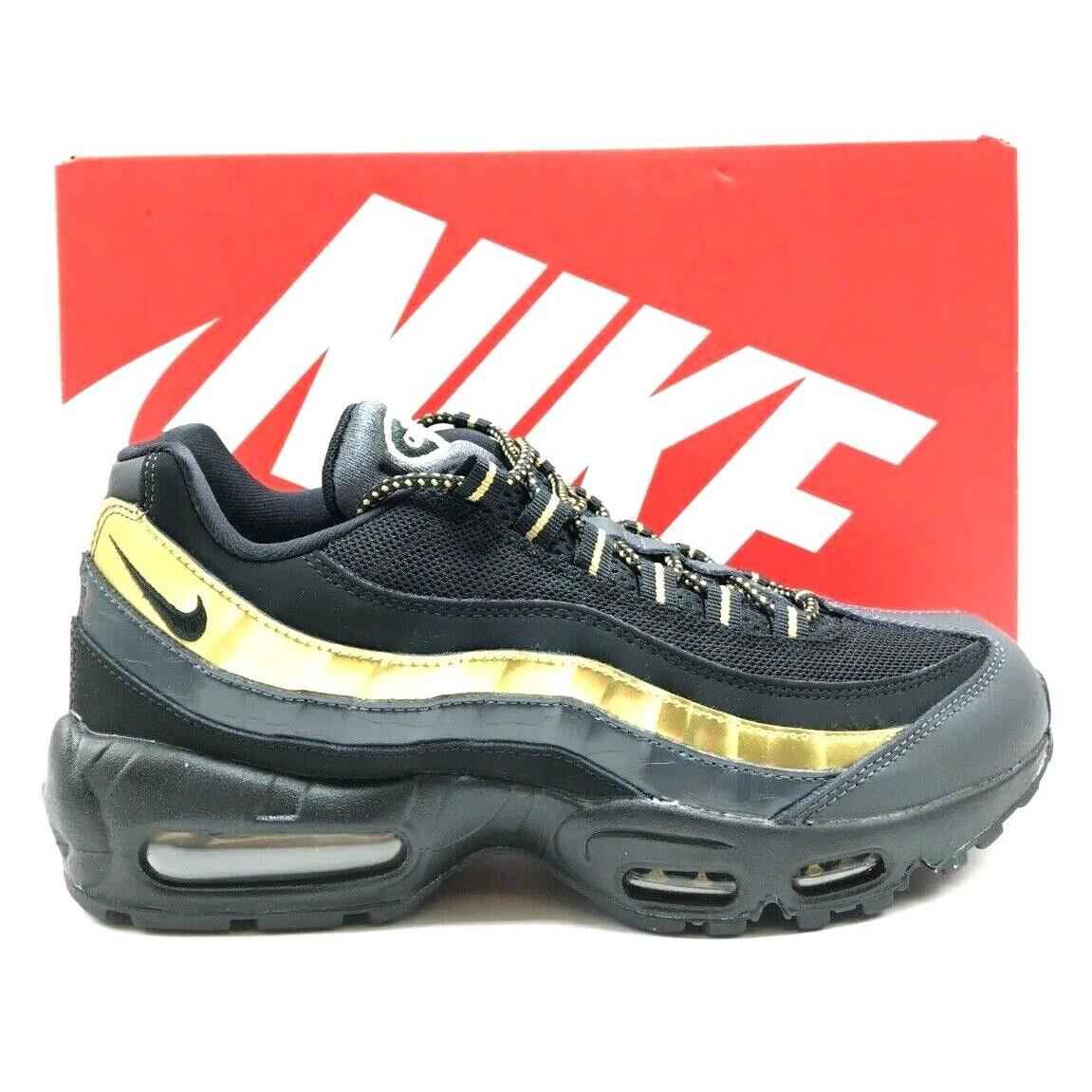 Men Nike Air Max 95 Prm Black/metallic Gold 538416 007 SZ 8.0 - 13.0 10.5