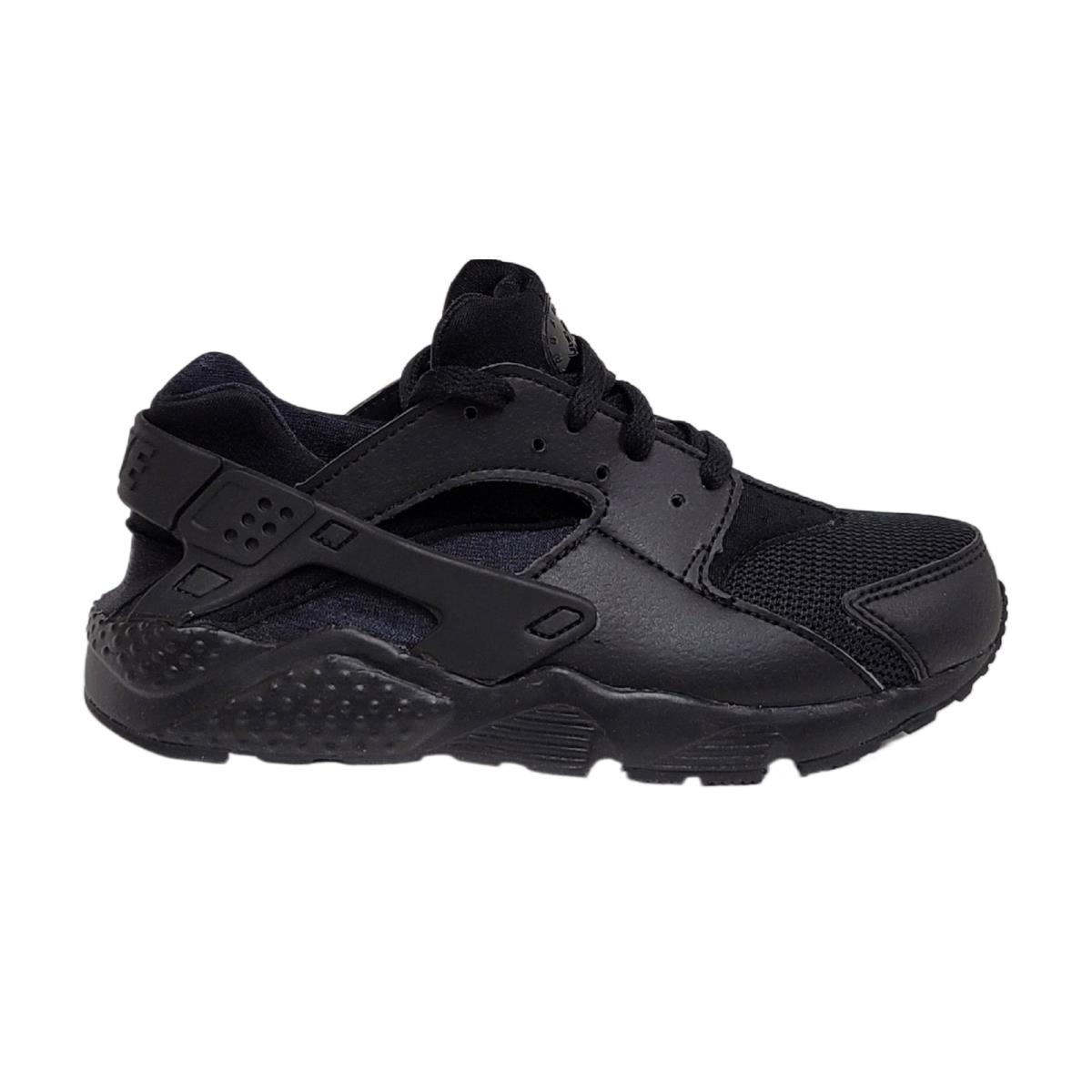 Nike Preschool Little Kid Huarache Run Triple Black Sneaker 704949-016 - Black