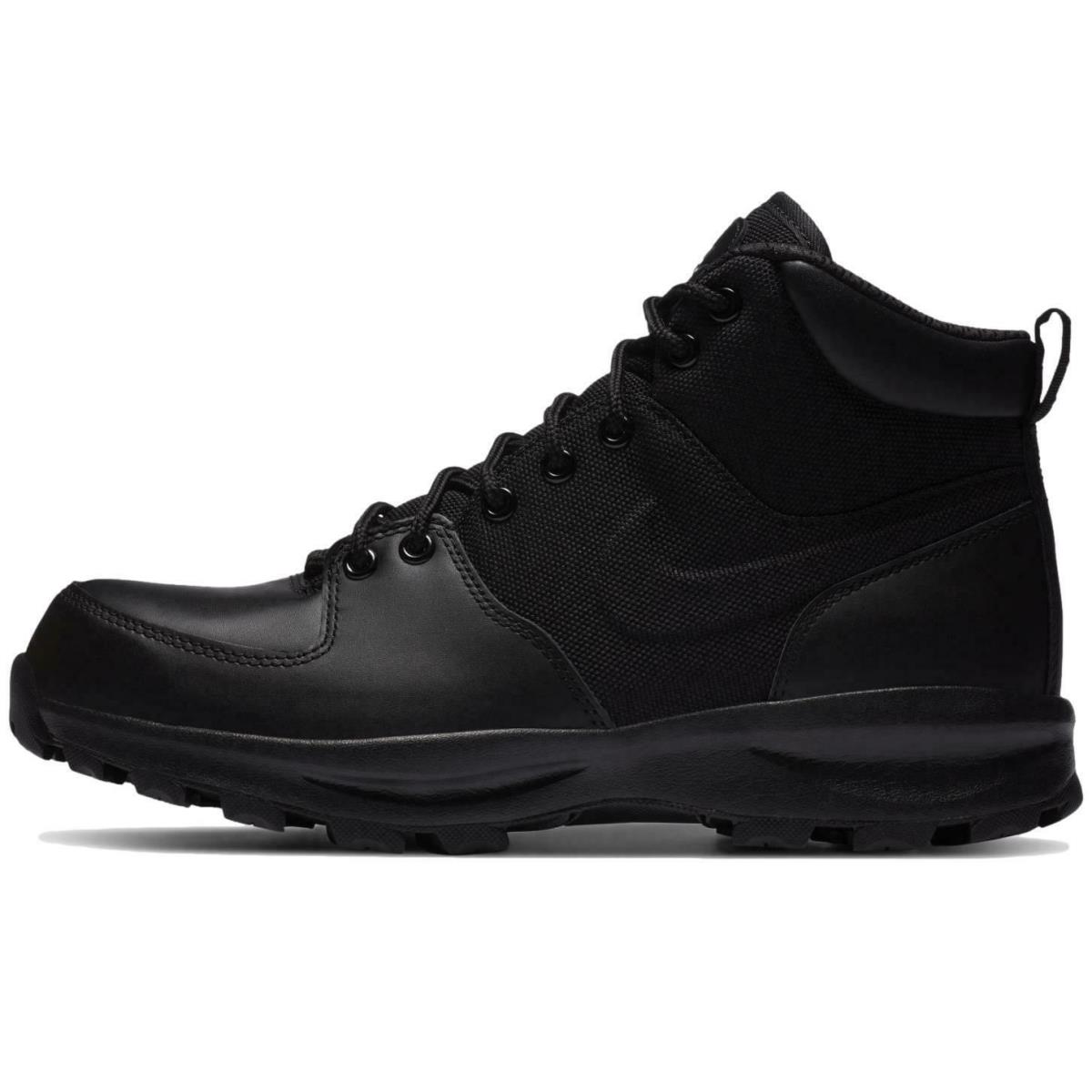 Nike Men`s Manoa Leather Txt `black` Boots 456975-001 - Black