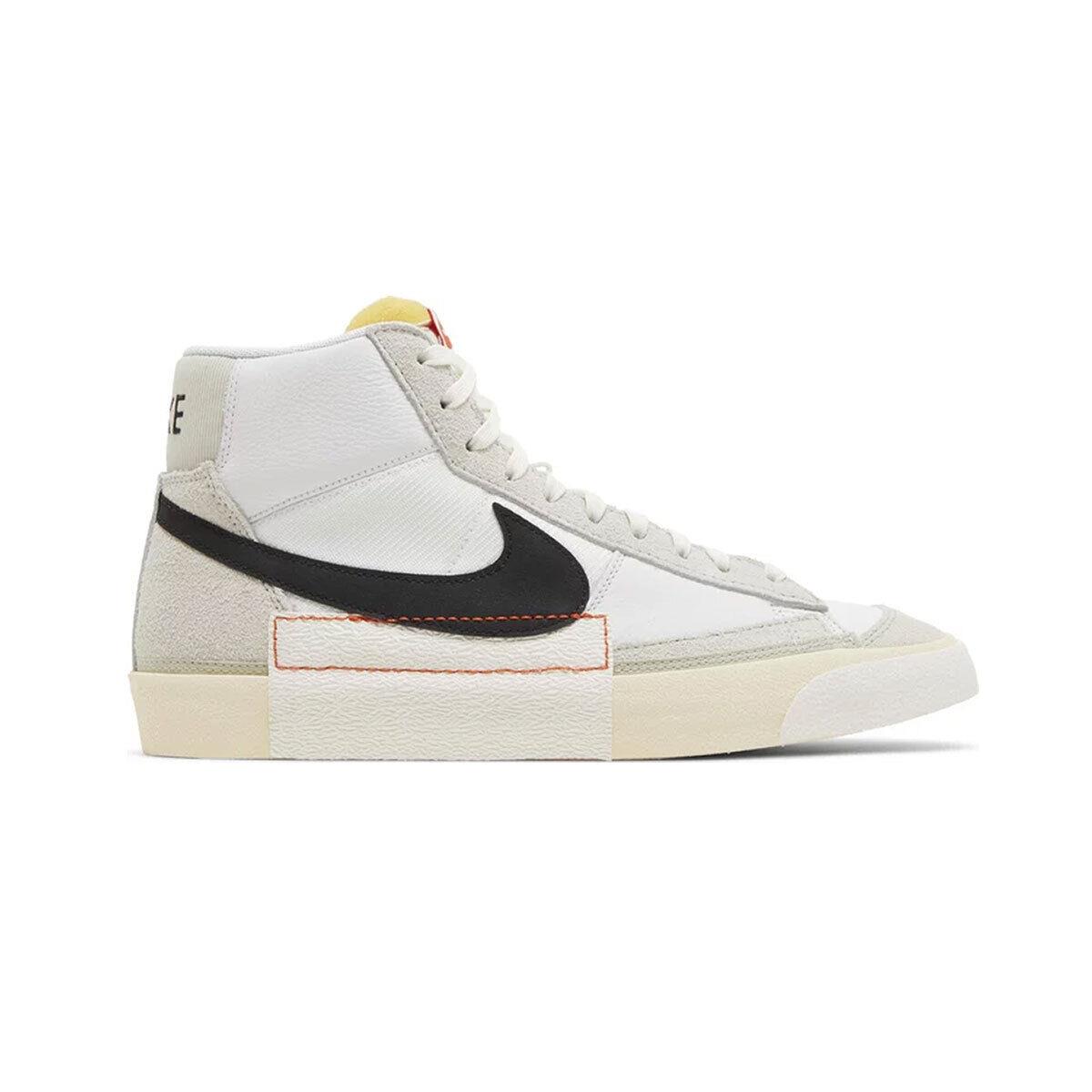 Nike Men`s Blazer Mid `77 Pro Club DQ7673-100 White/black/light Bone SZ 7-15 - White/Black/Light Bone