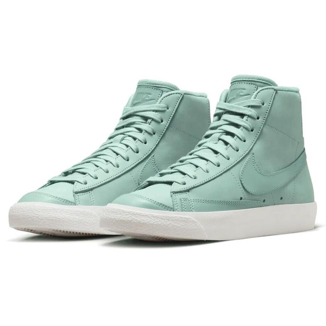 Women`s Nike Blazer Mid Prm MF Mineral/mineral-sail DQ7572 300 - Mineral/Mineral-Sail