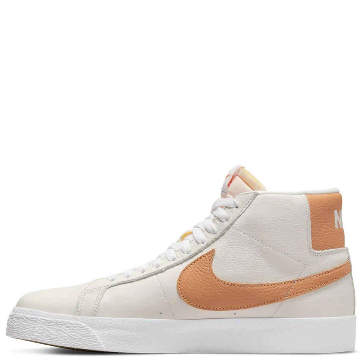 DM0587-100 Mens Nike SB Zoom Blazer Mid Iso - White/Lt Cognac-White-White