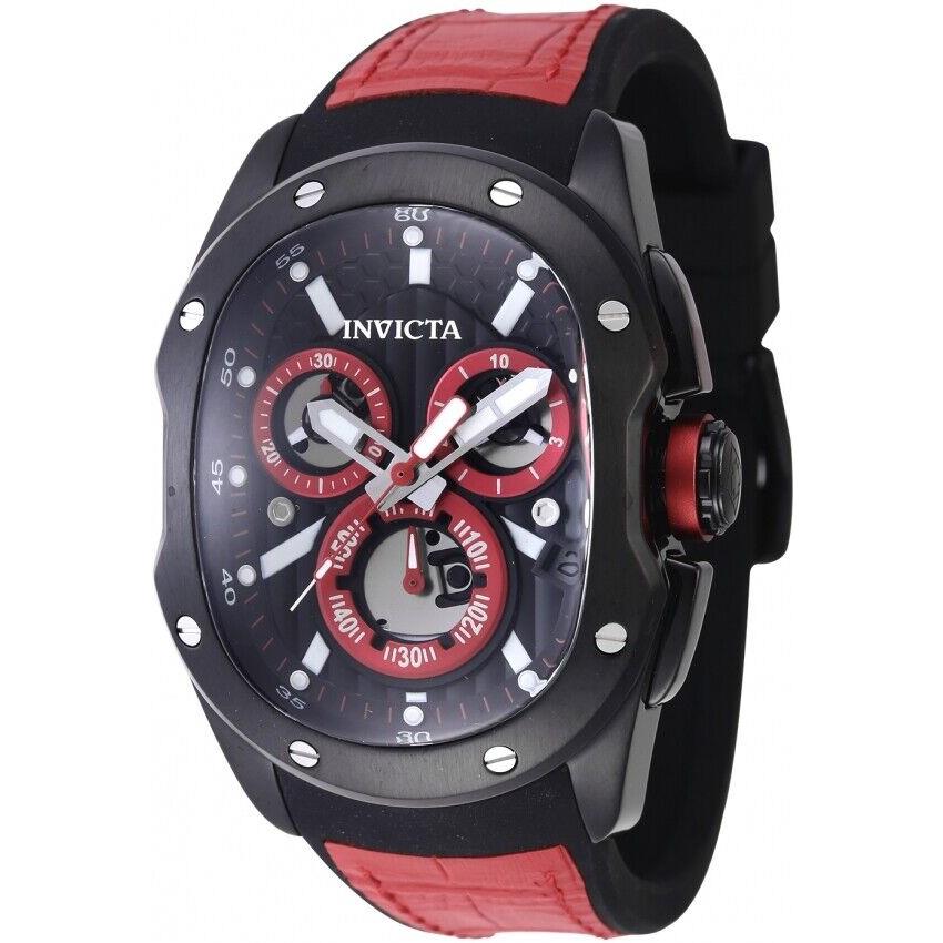 Invicta Lupah Revolution 2.0 Chronograph Quartz Black Dial Men`s Watch 45436