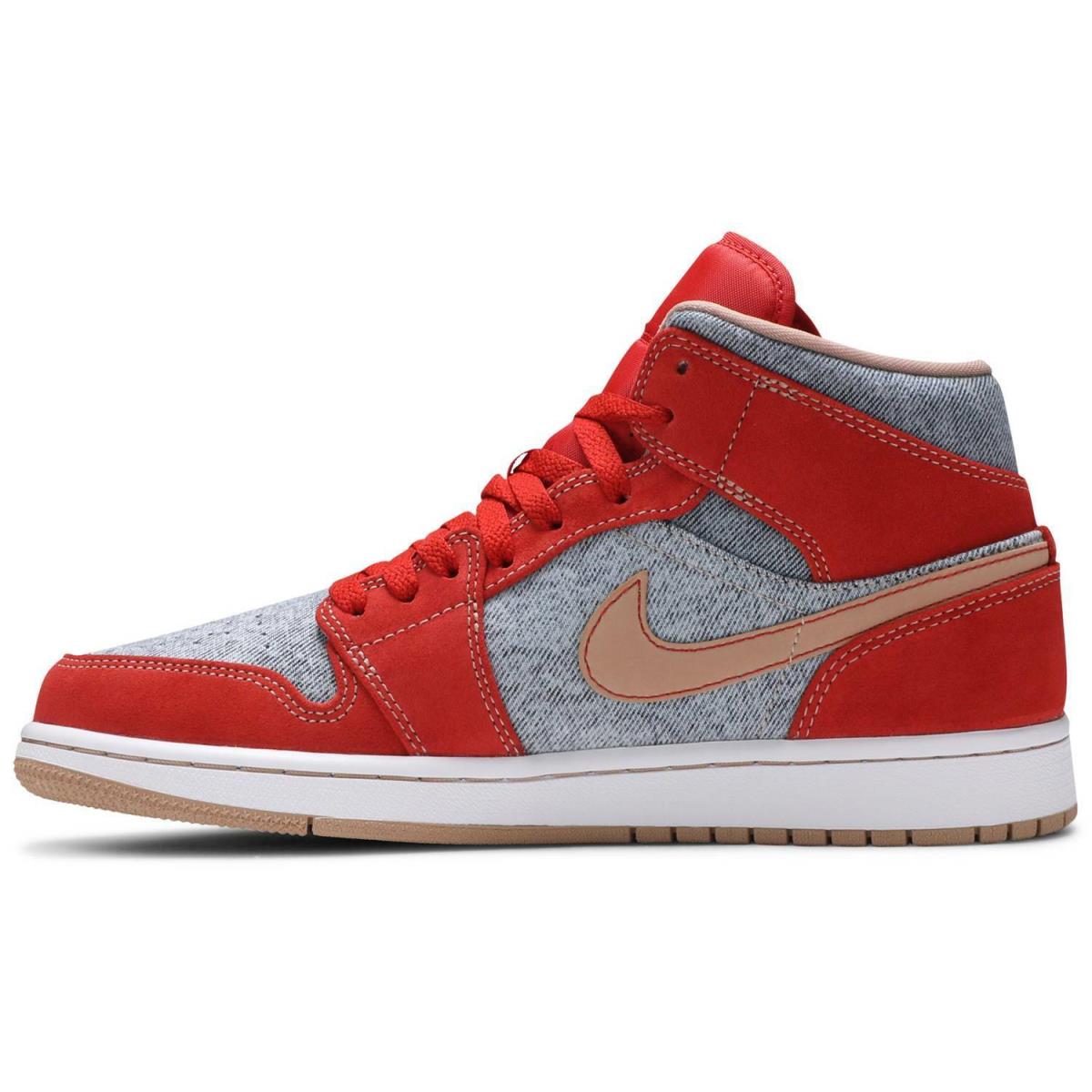 Air Jordan 1 Mid SE Denim Red DM4352-600 - Red