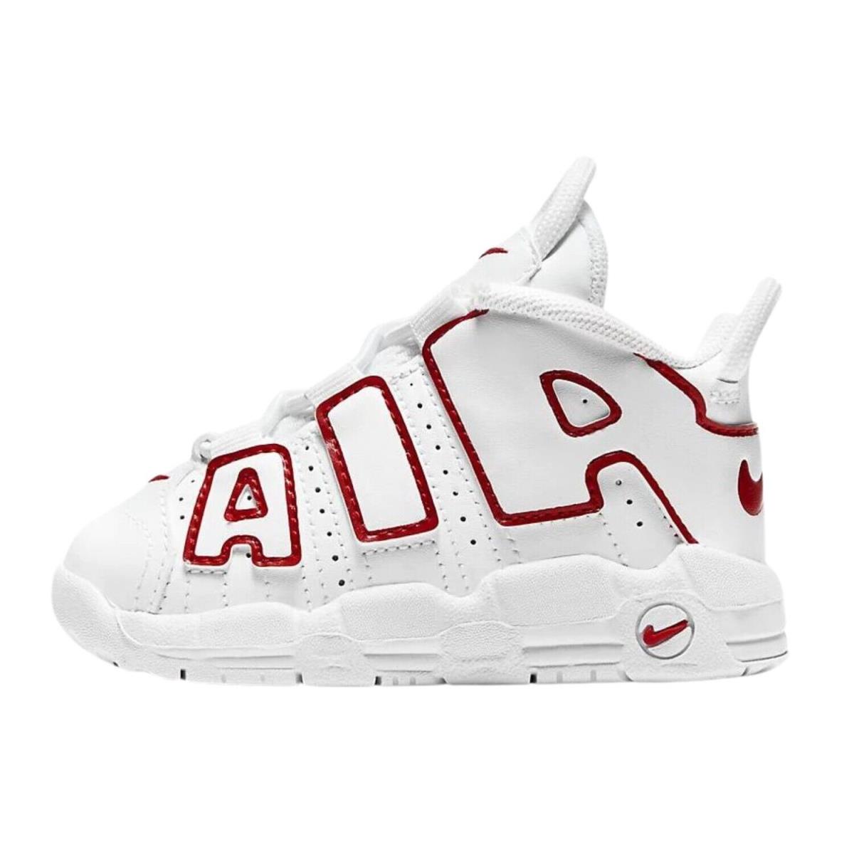 Nike Air More Uptempo Qs Td Toddlers Style : Dj5990 - WHITE/VARSITY RED