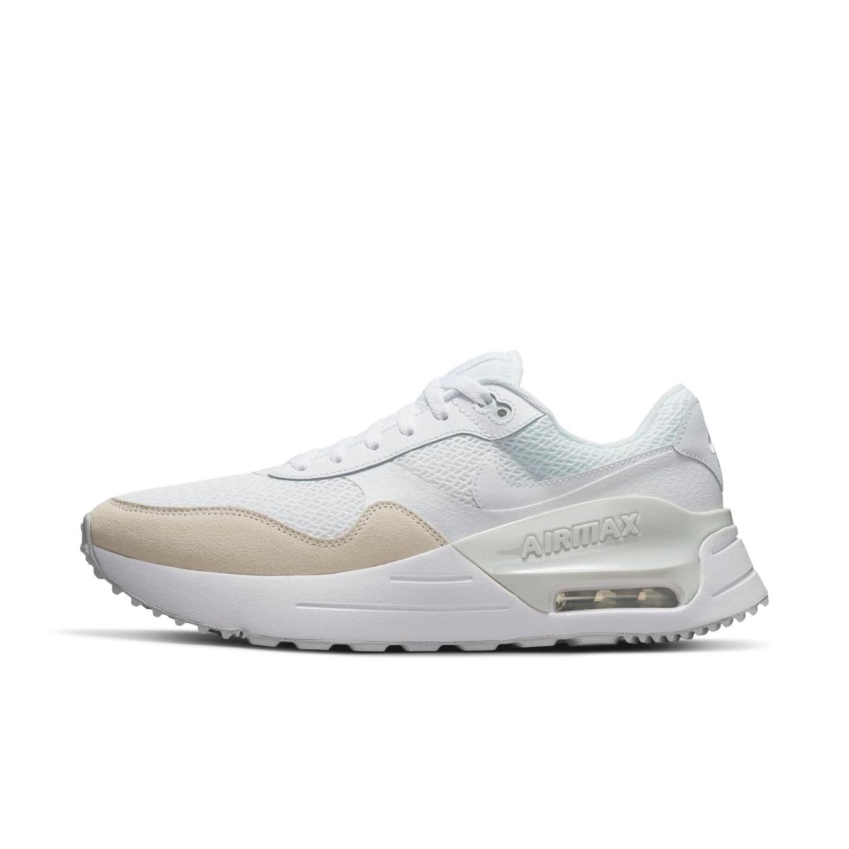 DM9537-101 Mens Nike Air Max System - Wht/Wht/Pur