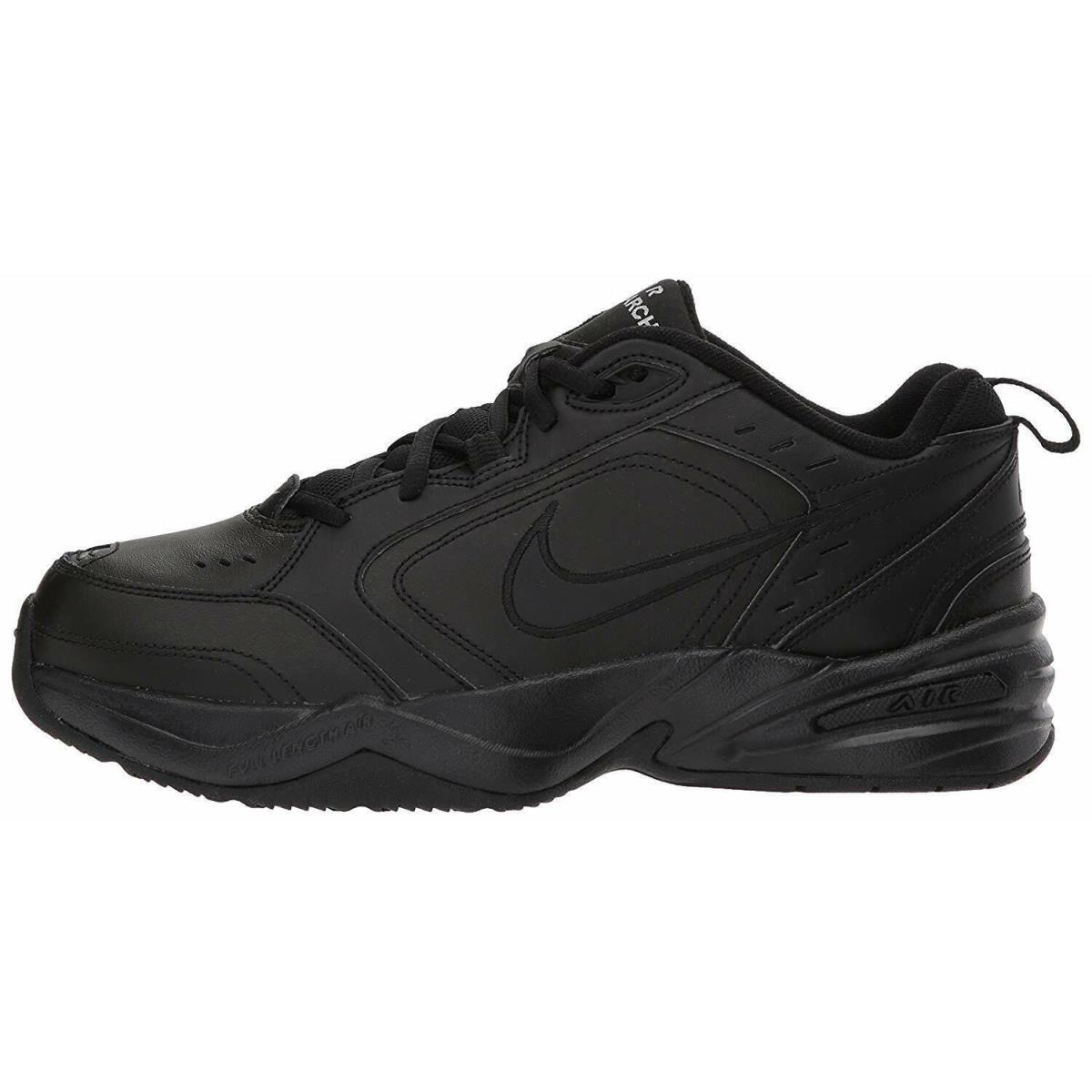 Men`s Nike Air Monarch IV Wide 4E Black/black 416355 001 - Black