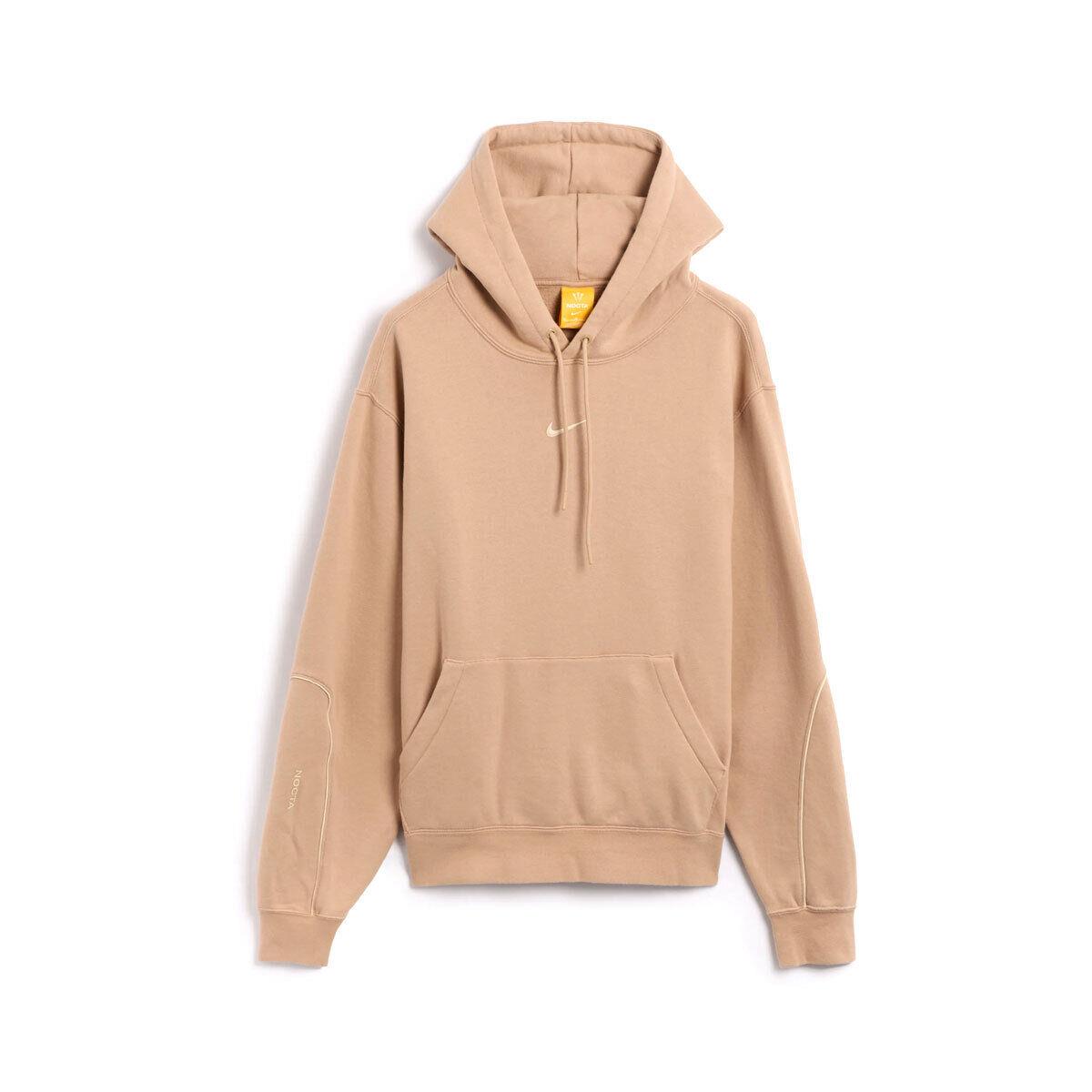 Nike x Nocta Fleece CS Hoodie Men`s FN7659-200 Hemp/sanddrift SZ XS-3XL - Hemp/Sanddrift