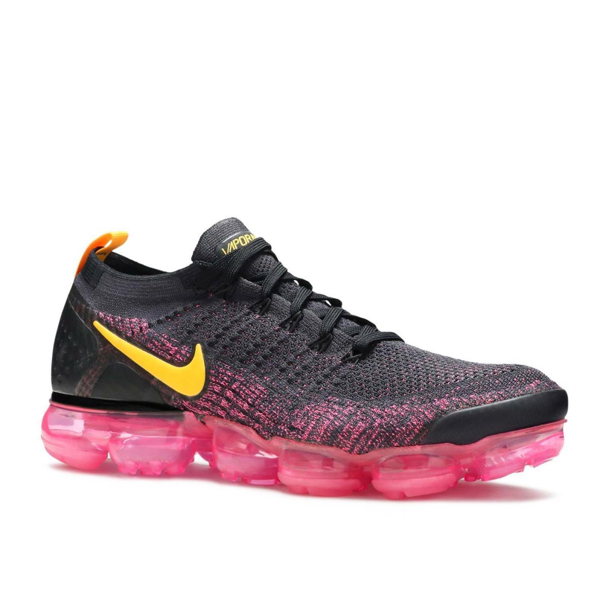 Men`s Nike Air Vapormax Flyknit ` Pink Blast` 2 Sneakers 942842 008 - Multicolor
