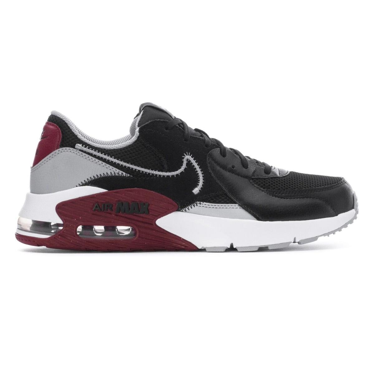 Nike Air Max Excee Men`s Sneakers Comfort Casual Sport Running Shoes Black - Black, Manufacturer: Black/Wolf Grey/Team Red/Black