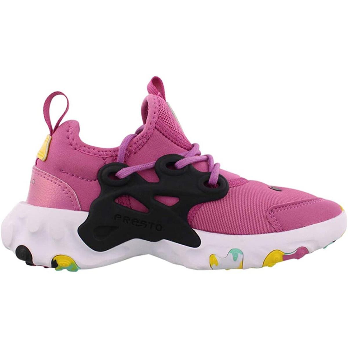 Nike RT Presto MC (ps) RT Presto MC PS Preschool Girl`s Sneaker - Cosmic Fuchsia/Black