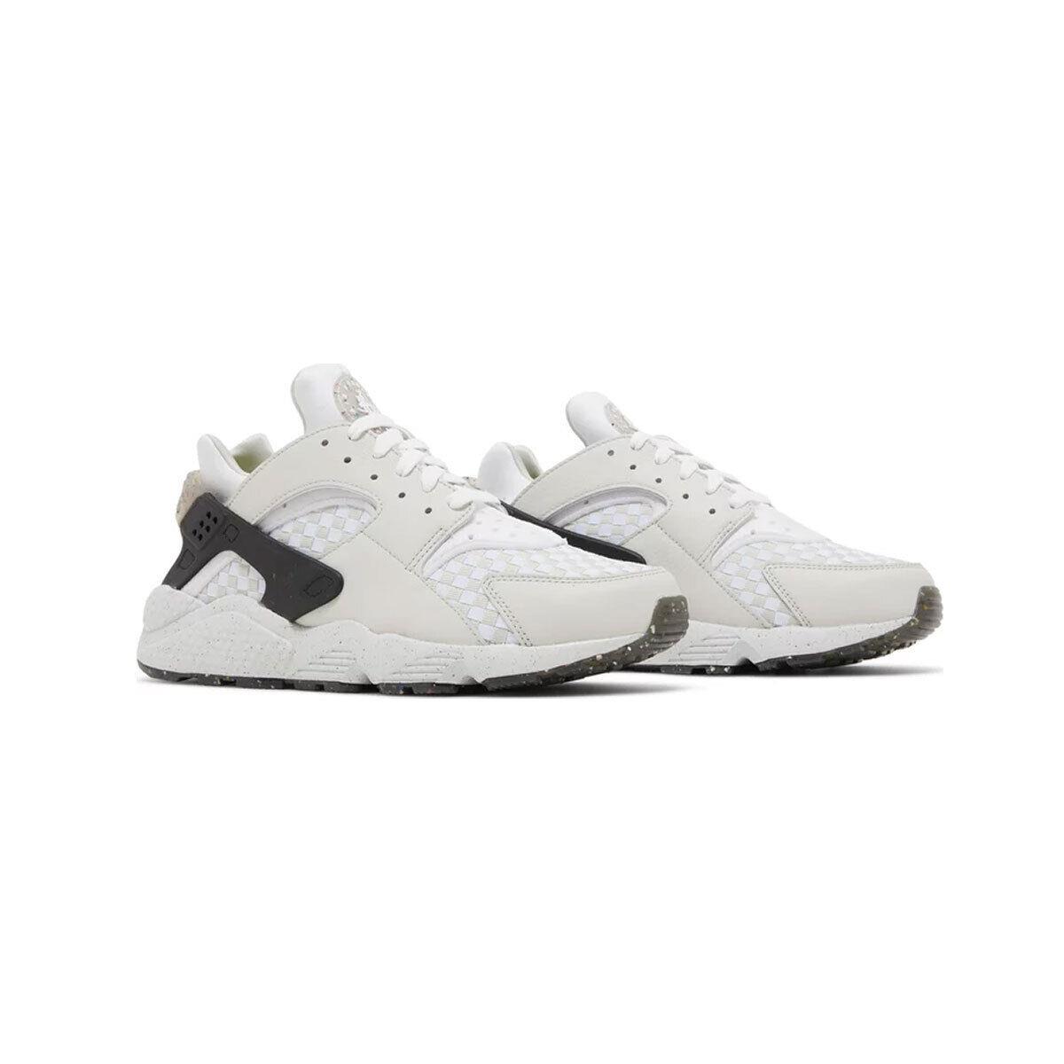 Nike Men`s Air Huarache Crater Premium DM0863-001 Light Bone/white/black SZ 3-15 - Light Bone/White/Black