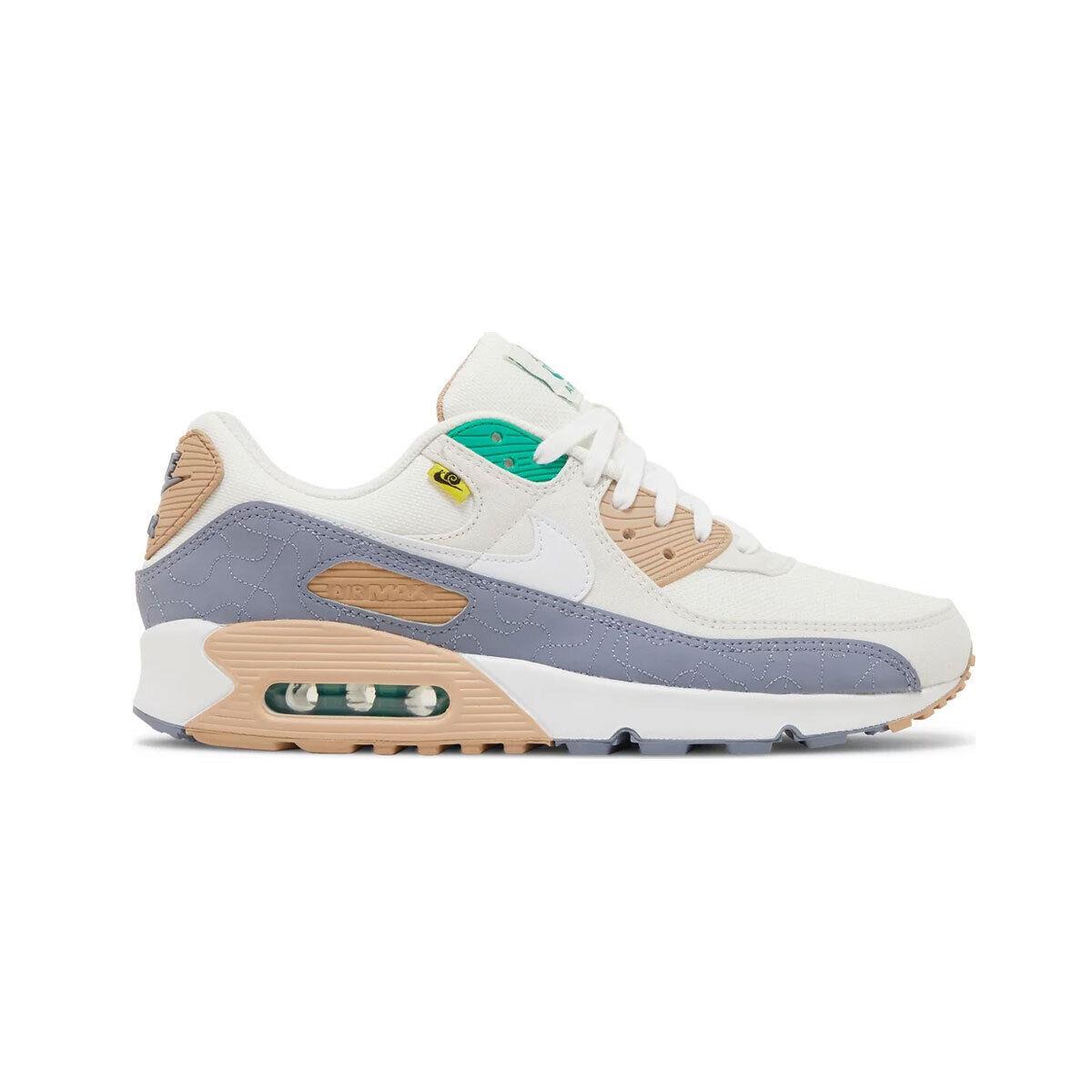 Nike Men`s Air Max 90 SE Moving Company DV2614-100 White/sail/ashen SZ 7-15 - White/Sail/Ashen