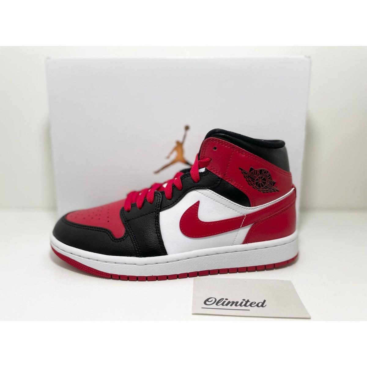 Nike Air Jordan 1 Mid Alternate Bred Toe Women s Sizes BQ6472-079