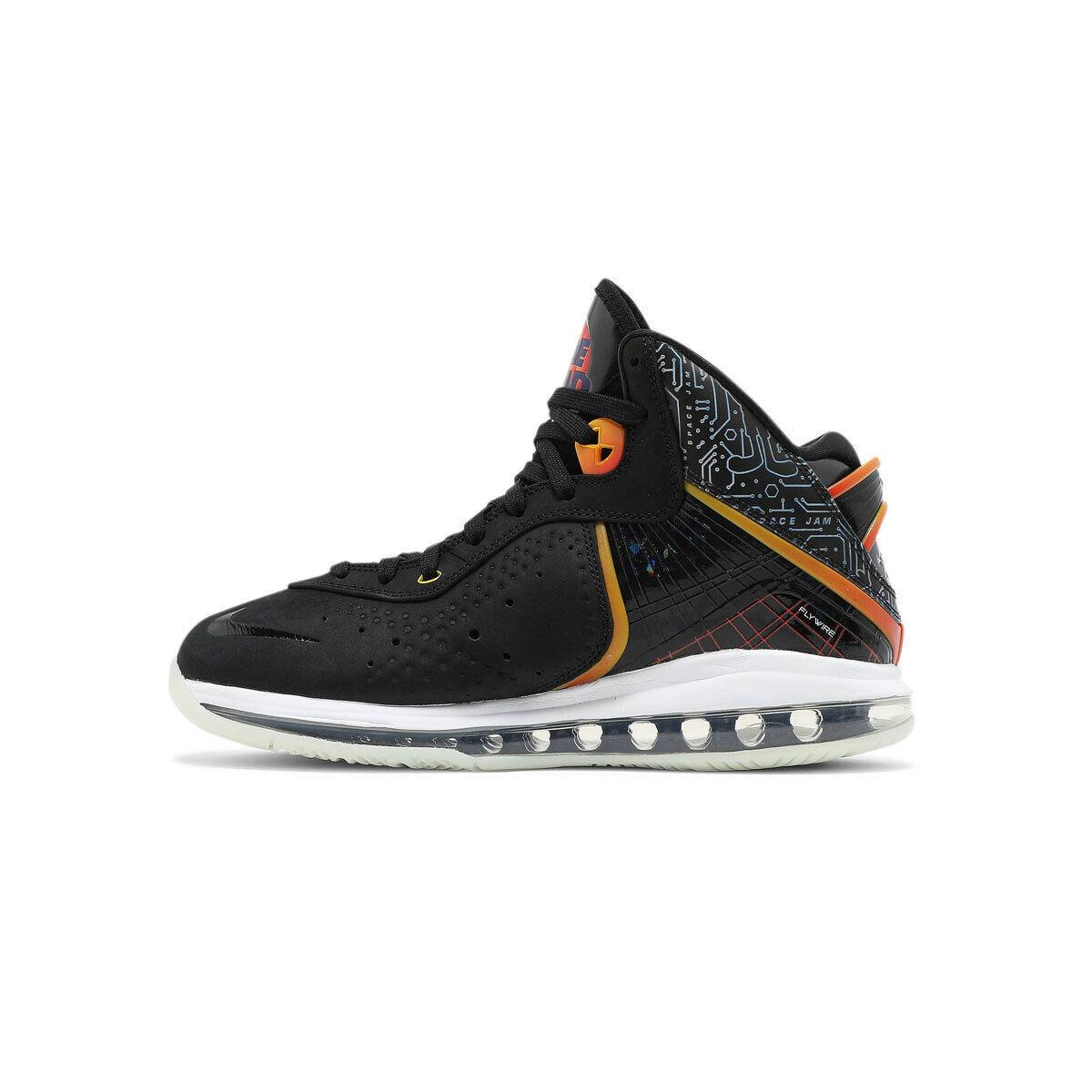 Nike Lebron 8 x Space Jam `A Legacy` Men`s DB1732-001 Black/gold SZ 7-15 - Black/White/Gold