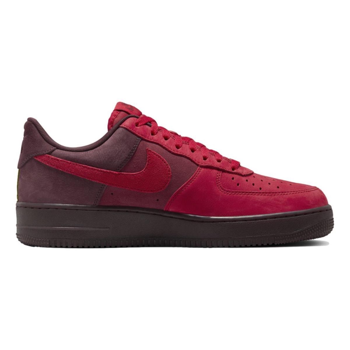 Nike Air Force 1 `07 `gym Red/burgundy` Men`s Shoes FZ4033-657 - Red