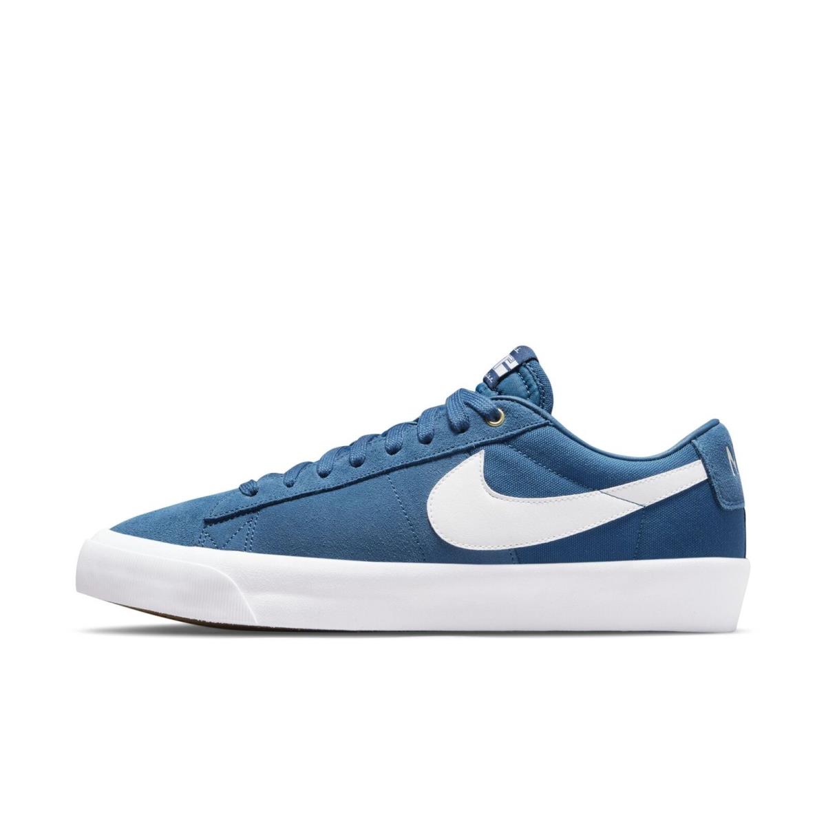 DC7695-401 Mens Nike SB Zoom Blazer Low Pro GT - Blue