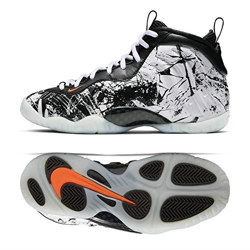 Nike Kid`s Little Posite One (bg) SB Kid`s Little Posite One BG SB Black/orange/white Sz 644791-011 - Black/Orange/White