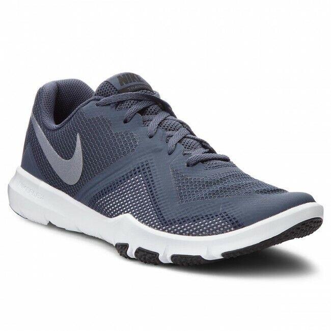 Men`s Nike Flex Control II `thunder Blue` Athletic Sneaker 924204 400 - Grey