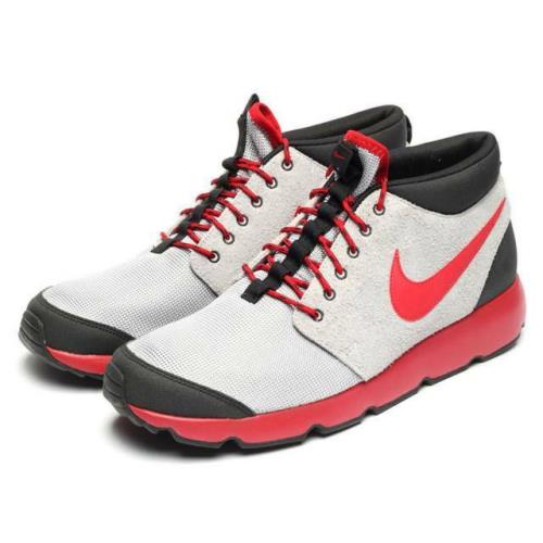 Men`s Nike Rosherun Trail `gym Red` Sneakers 537741 067 - Gray