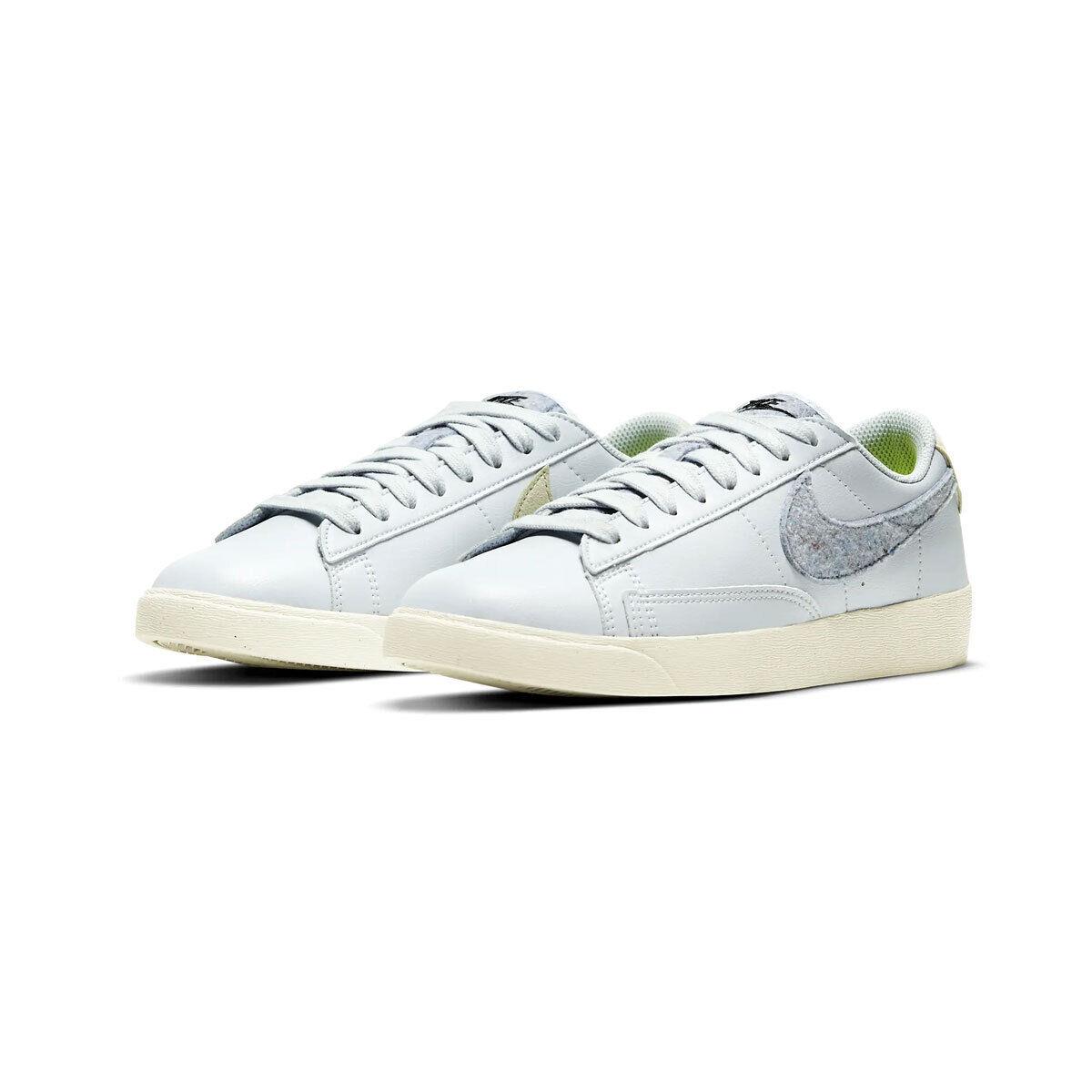 Nike Women`s Blazer Low SE DA4934-400 Light Armory Blue/light Bone SZ 5-15 - Light Armory Blue/Light Bone