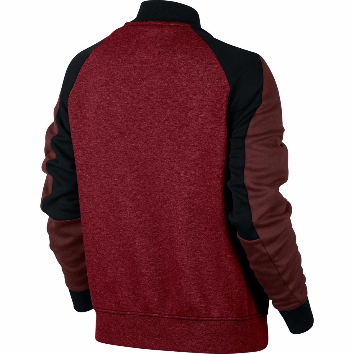 Nike Tech Fleece Destroyer Women`s Jacket Burgundy 884427-608