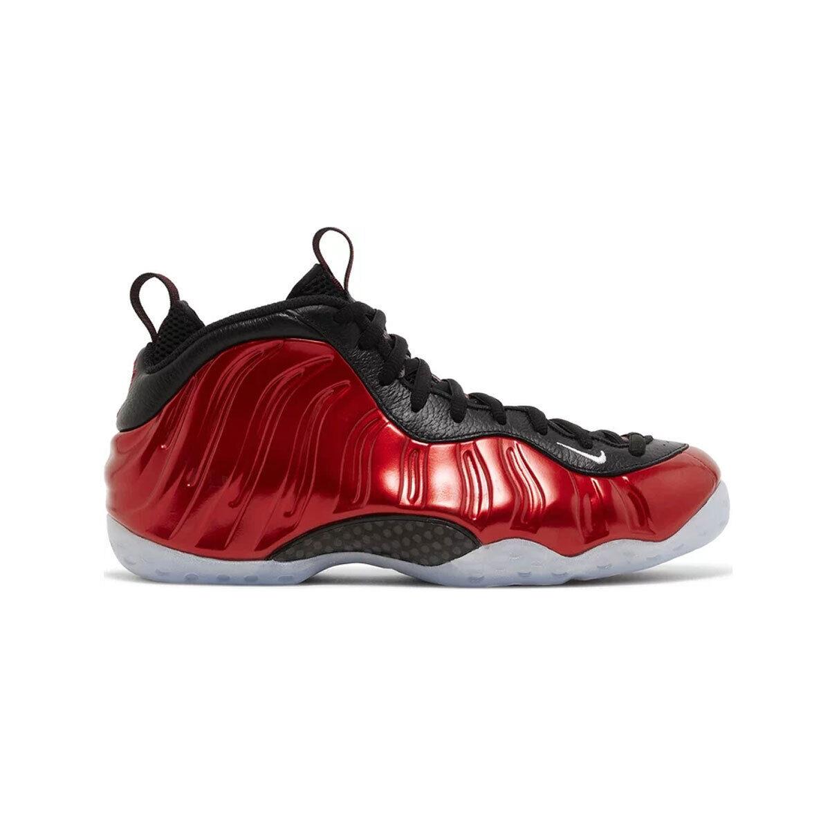 Nike Air Men`s Foamposite One Metallic Red 2023 DZ2545-600 Red/black SZ 7-15 - Red/Black