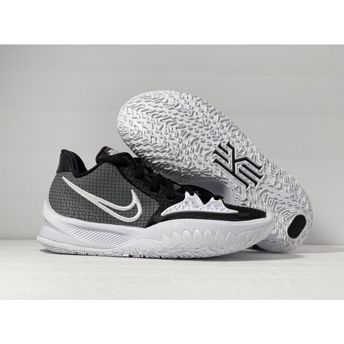 Nike Kyrie Low 4 TB Team Bank Black White DA7803 001 Men s Size 5.5 15 US Nike shoes Kyrie Low Black Fash Direct