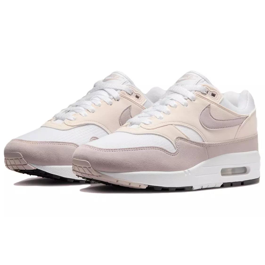 Nike Womens Air Max 1 Running Shoes DZ2628 106 - WHITE /PLATINUM VIOLET -PHANTOM