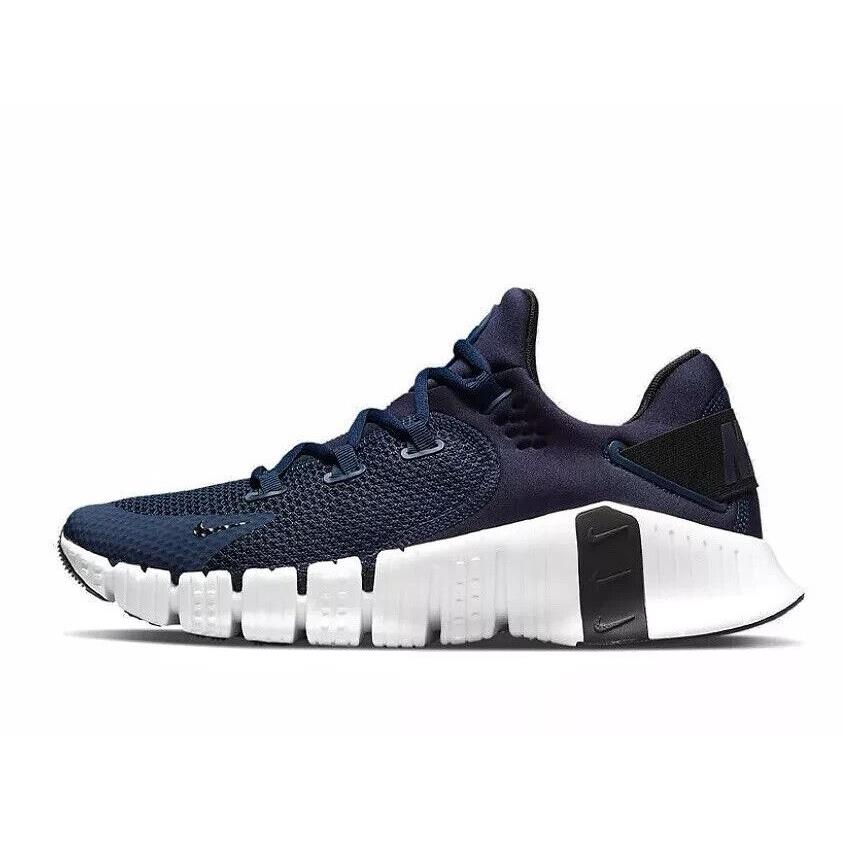 Nike Free Metcon 4 Mens Sizes College Navy White Training Shoes CT3886-491 - Blue