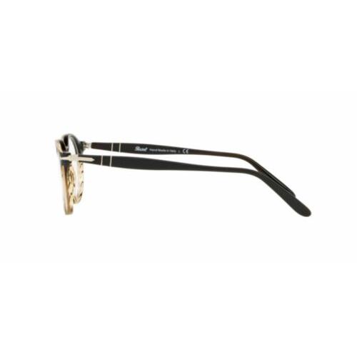 Persol sunglasses  - Grad Black Striped Brown Frame, Clear Lens 1