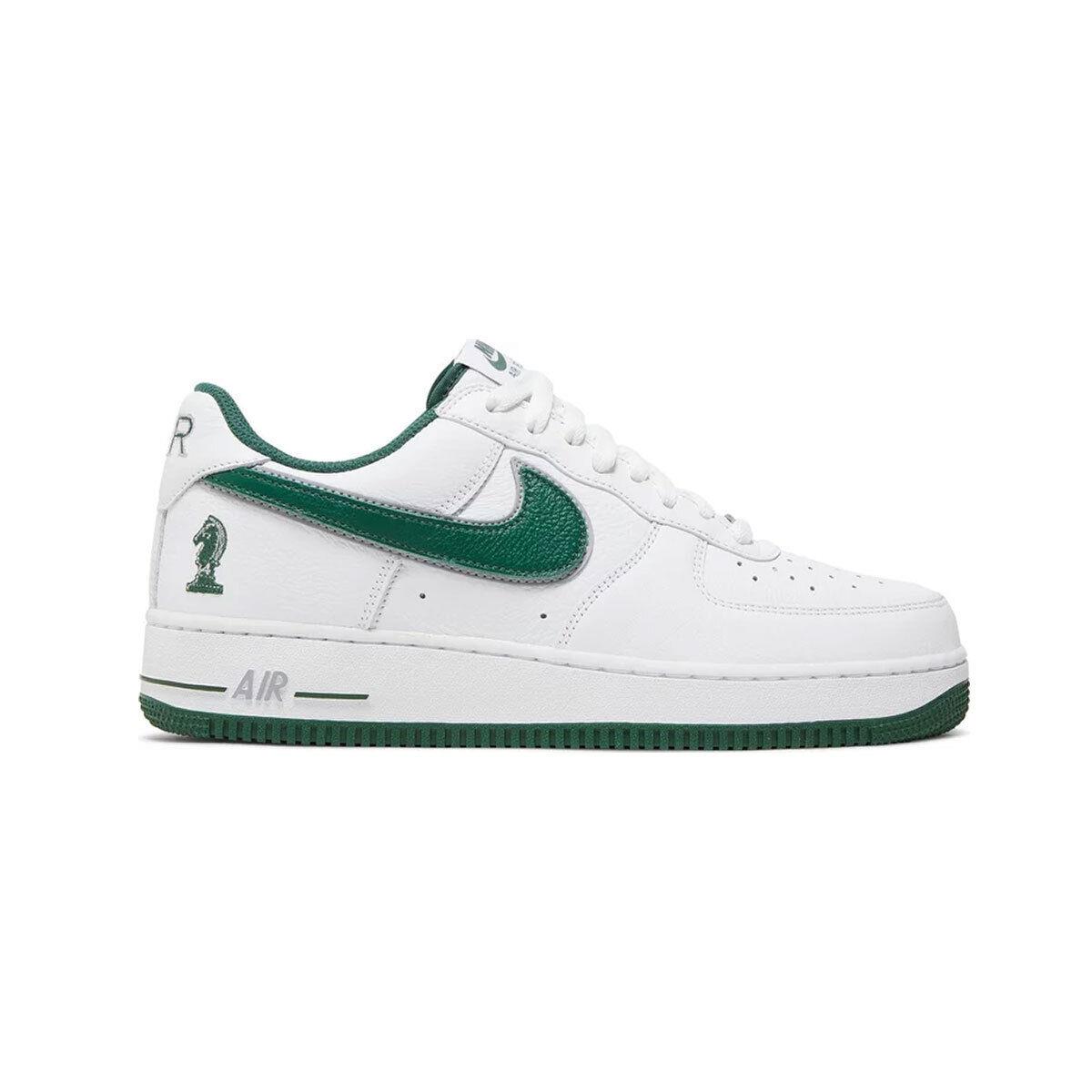 Nike Men`s Air Force 1 Low Four Horsemen Lebron FB9128-100 White/green SZ 4-15 - White/Green