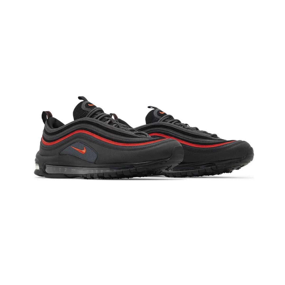 Nike Men`s Air Max 97 921826-018 Black/red SZ 5-15 - Black/Red