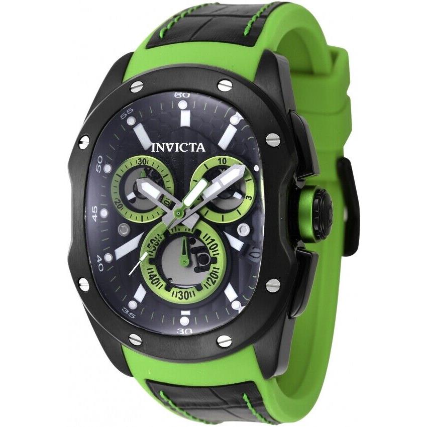 Invicta Lupah Revolution 2.0 Chronograph Quartz Black Dial Men`s Watch 45437