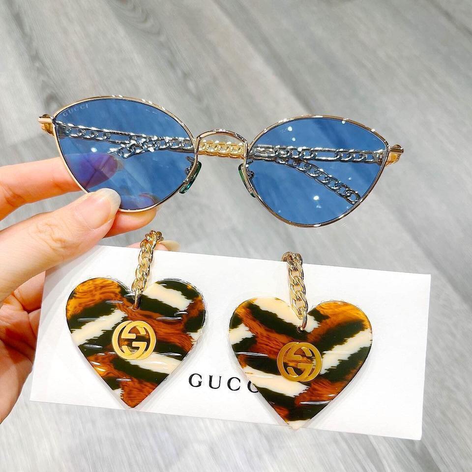 Gucci GG0977S-003-57 Gold Sunglasses