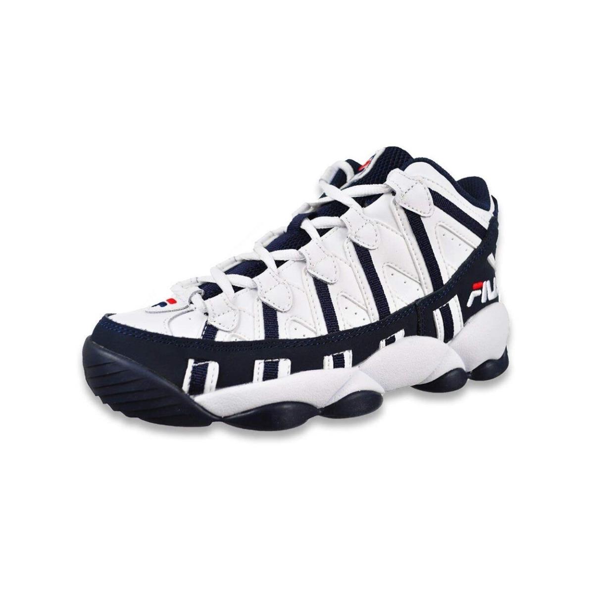 Fila Kids Stackhouse Spaghetti Basketball Sneakers Unisex Kids - Wht/Fnvy/Fred