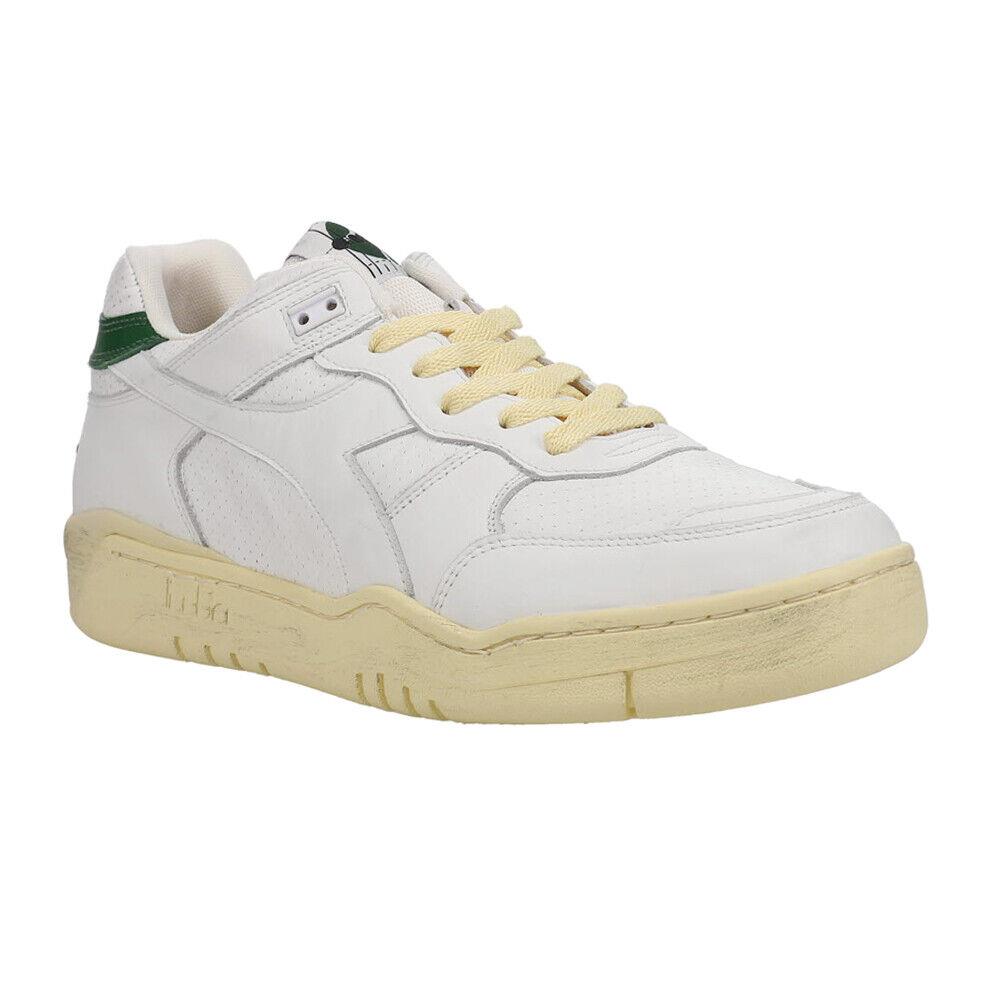 Diadora B.560 Cork Italia Lace Up B.560 Cork Italia Lace Up Mens White Sneakers Casual Shoes 179234