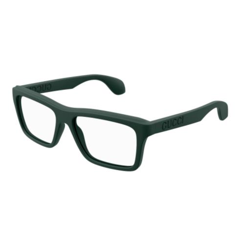 Gucci GG1573O 003 Green Square Men`s Eyeglasses
