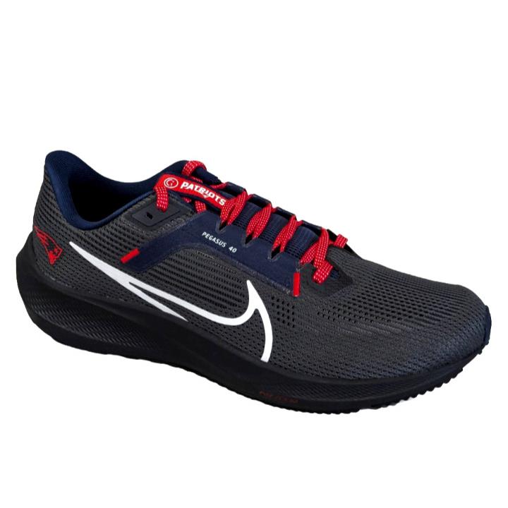 Nike England Patriots Air Zoom Pegasus 40 Running Shoes Mens 10.5 DZ5987-001 - Gray