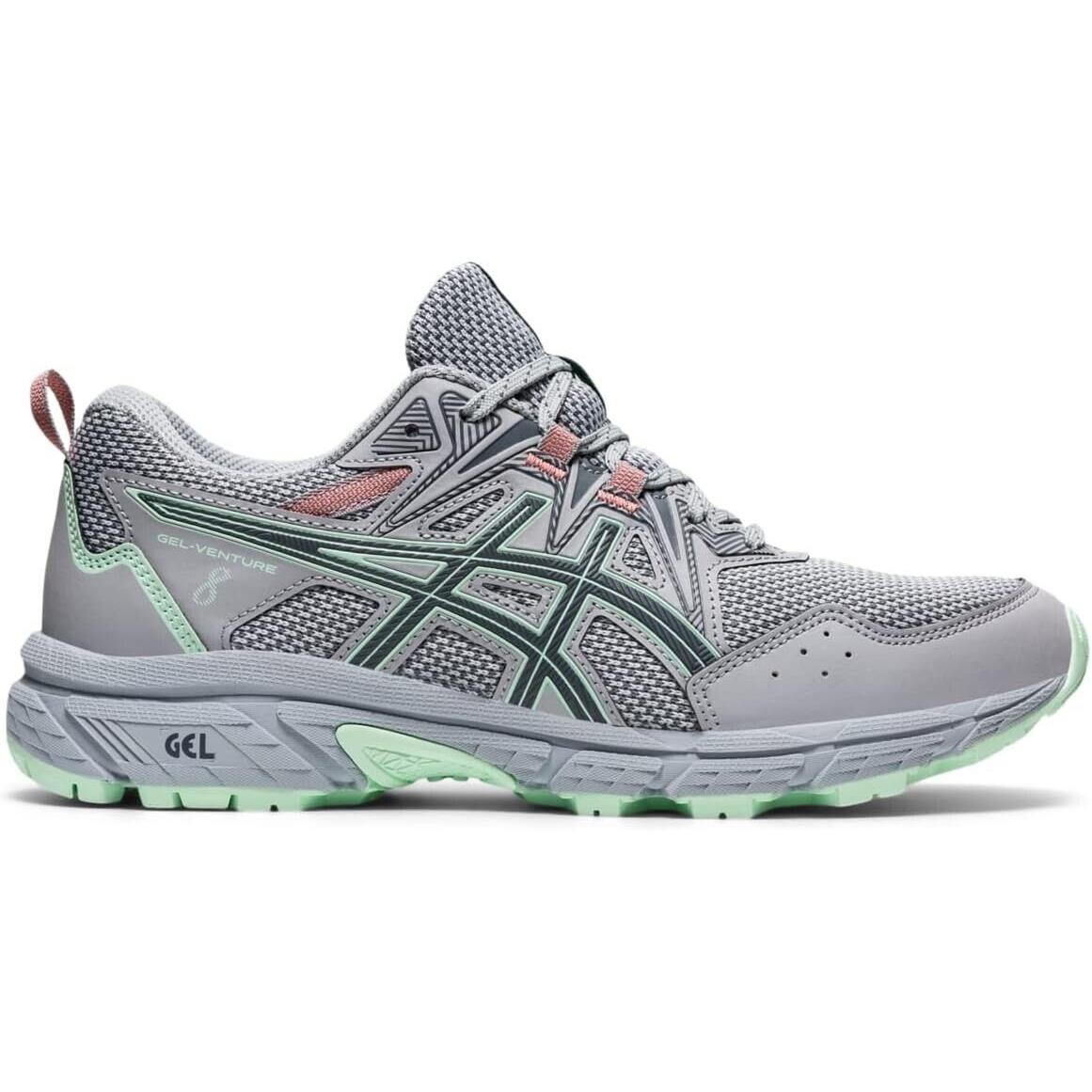 Asics Womens Gel-venture 8 Trail Running Shoe Piedmont Grey/metropolis US 9.5W - Piedmont Grey/Metropolis