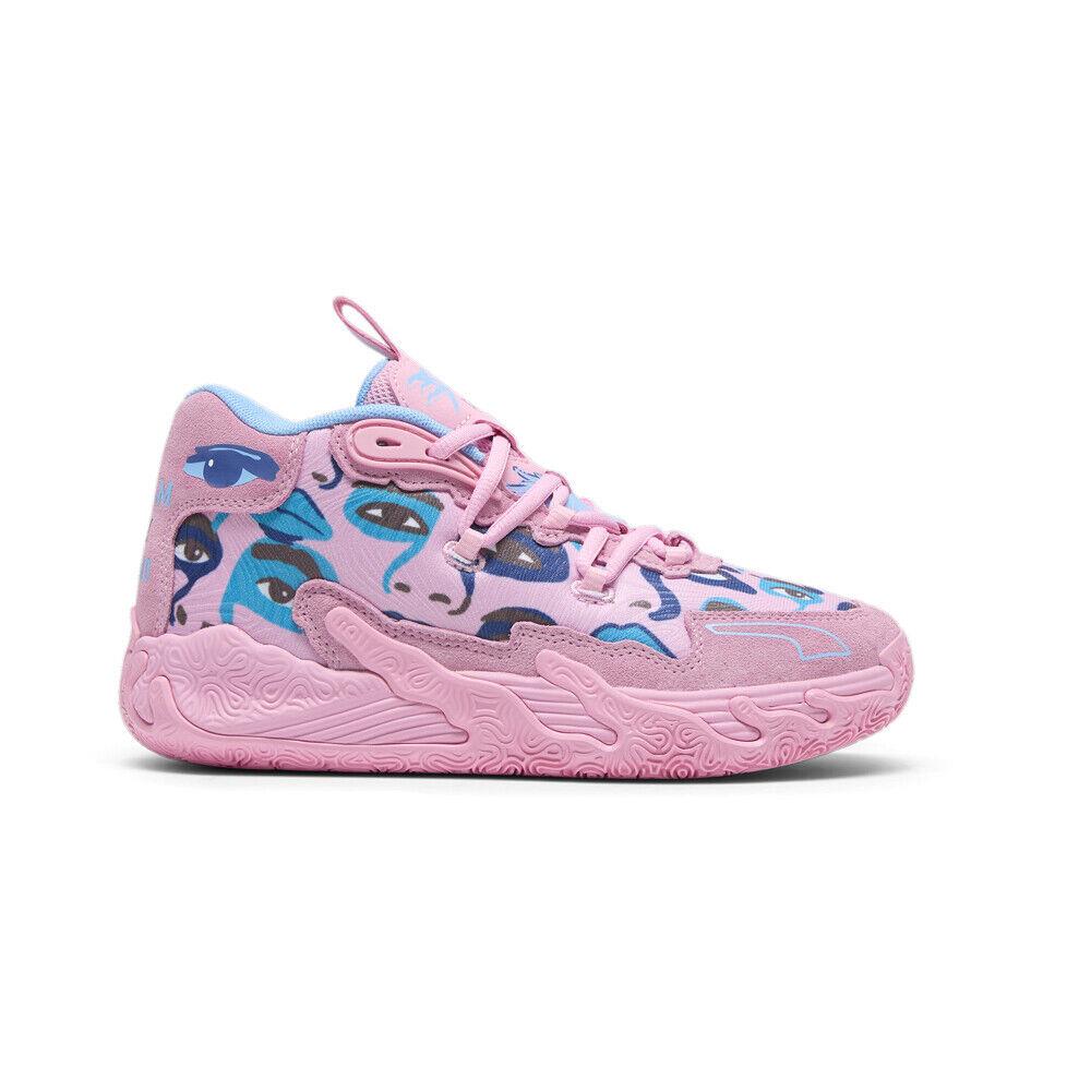 Puma Mb.03 Super Basketball Youth Girls Pink Sneakers Athletic Shoes 37932901