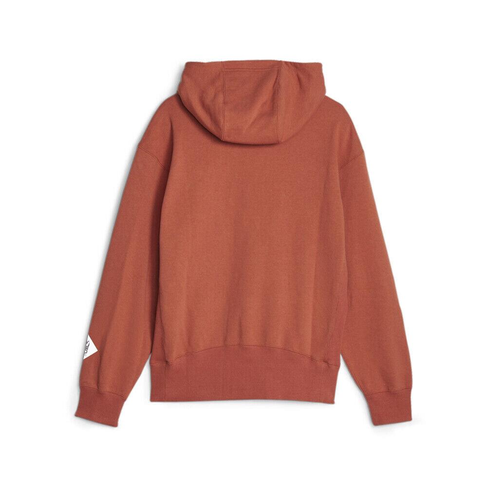 Puma Graphic Hoodie X Pam Mens Orange Casual Outerwear 62267741