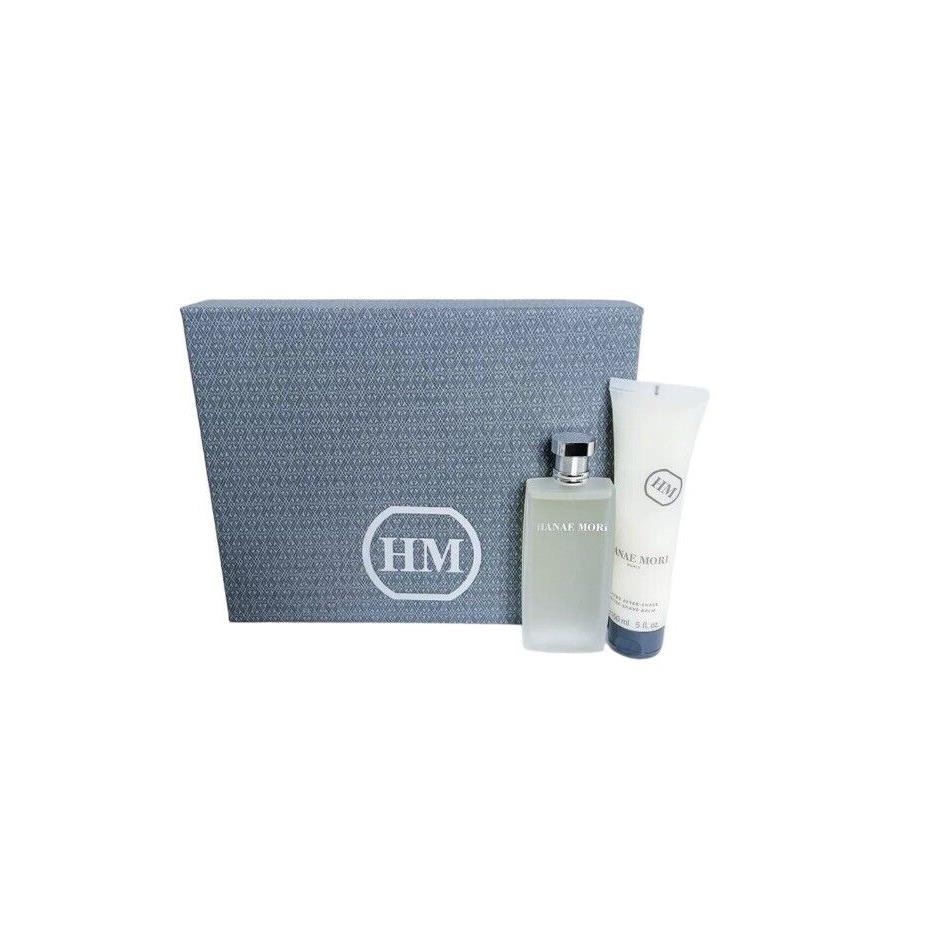 HM Hanae Mori 2PC Set 3.4 oz / 100 ml Eau De Parfum Spray For Men Rare Find