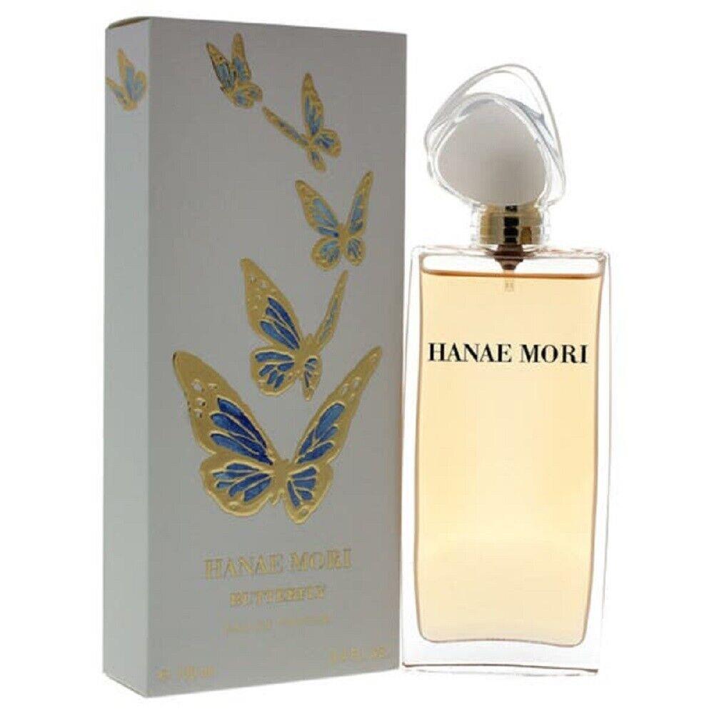 Hanae Mori Blue Butterfly 3.4 oz / 100 ml Eau de Parfum Women Perfume Spray